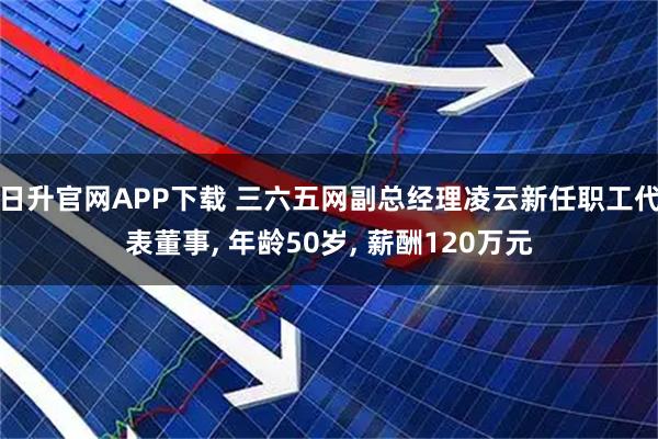 日升官网APP下载 三六五网副总经理凌云新任职工代表董事, 年龄50岁, 薪酬120万元