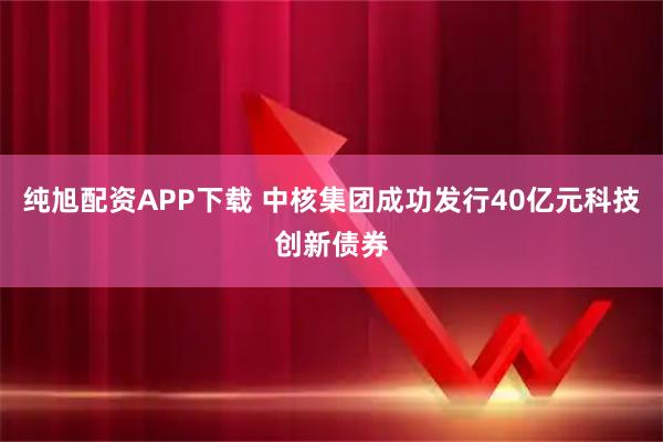 纯旭配资APP下载 中核集团成功发行40亿元科技创新债券